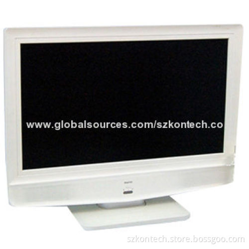 15.6-inch white color LED TV with HDMI/VGA/USB/s-video/PC audio input/supports multiple OSD language